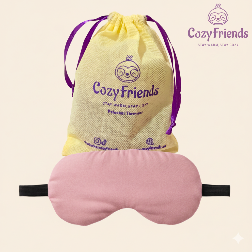 Antifaz Rosa Cozy Friends