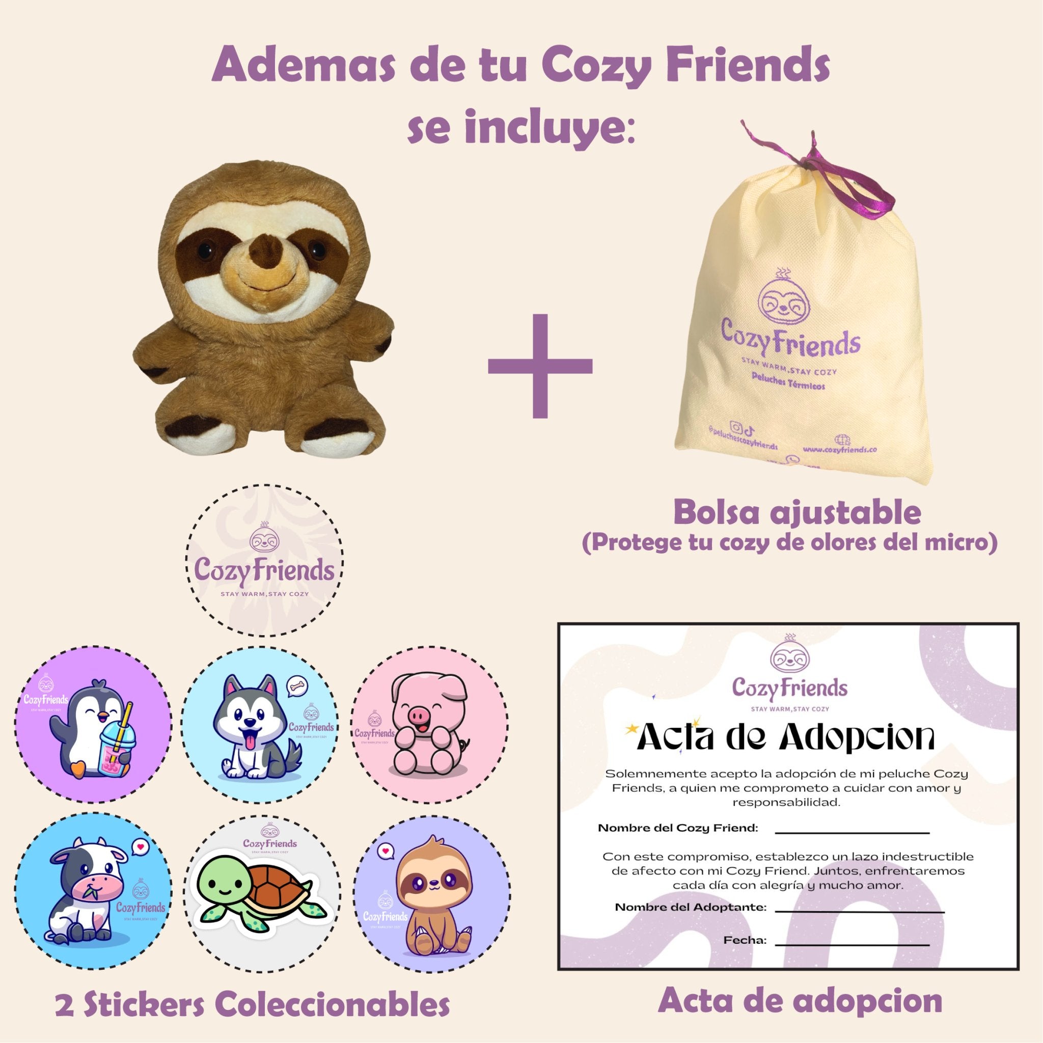 Oso Perezoso Cozy Friends - Cozy Friends