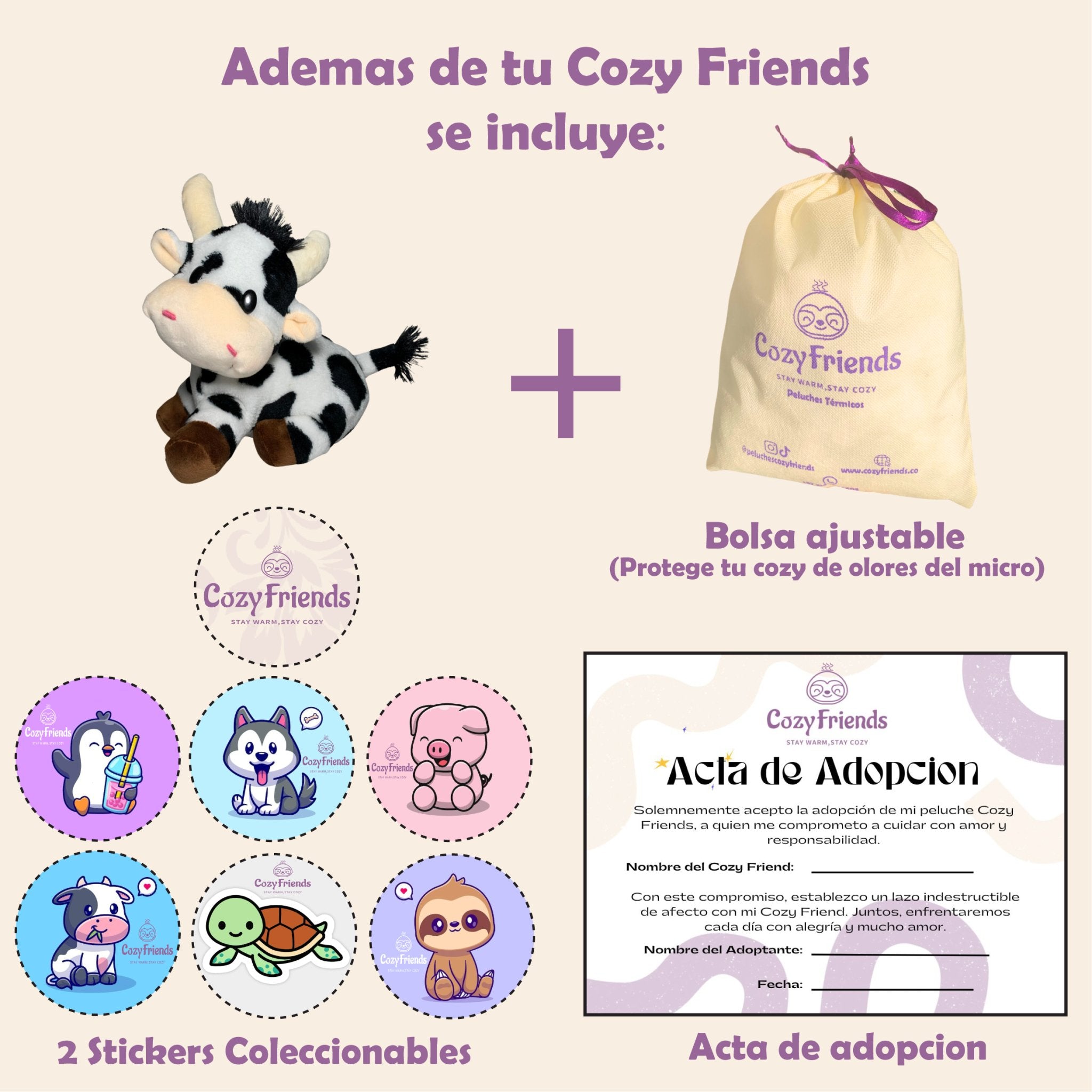 Vaca Cozy Friends - Cozy Friends